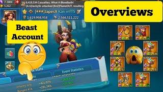 JapesX Account Overview - Insane 1400+ Blast Stats & Astralite-15 || Lords Mobile