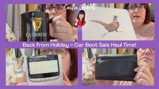 SUNDAY CAR BOOT SALE HAUL TO SELL ON EBAY | CARLA JENKINS