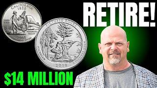 TOP 5 MOST VALUABLE SILVER QUARTER DOLLAR COINS IN THE WORLD WORTH A LOT OF MONEY!