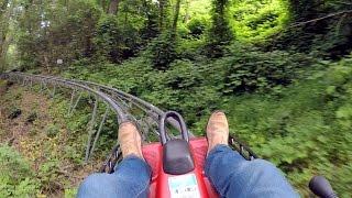 Gatlinburg Mountain Coaster on-ride HD POV @60fps Moonshine Mountain Coaster