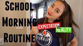 School Morning Routine: Expectation VS Reality