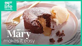 Chocolate Peanut Butter Lava Cakes Recipe | Mary Makes It Easy