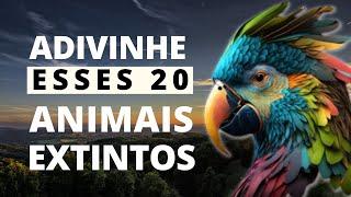  Quiz sobre animais extintos e em risco de extinção! | Quiz Animal - Adivinha os 20?