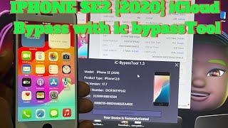 iPhone SE2 ( 2020 ) iCloud bypass with ic bypassTool. No signal ️