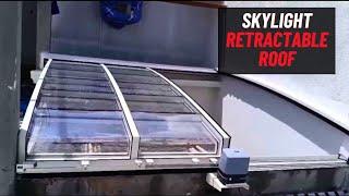 Megavent's Skylight Retractable Roof– India- www.megavent.co.in