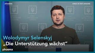 Statement des ukrainischen Präsidenten Wolodymyr Selenskyj