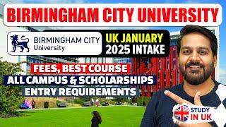 Birmingham City University: All About for Indian Students | January Intake 2025 | BCU University UK