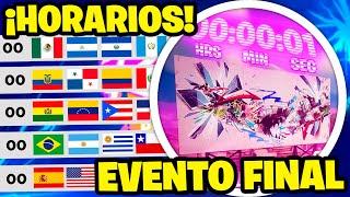 ¿CUANDO INICIA EL EVENTO FINAL de FORTNITE? ⏰ HORARIOS EVENTO CAPÍTULO 2 REMIX de FORTNITE