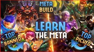 Learn The Meta | Ban, Pick & Build of Current Meta | Mobile Legends Bang Bang