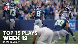 Top 15 Plays From Week 12 | NFL 2024 Season