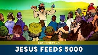 Jesus Feeds 5000 - Matthew 14 | Sunday School Lesson & Bible Story for Children | Sharefaithkids.com