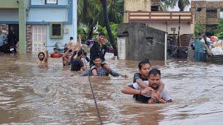 Gujarat Flood : Ahmedabad | Heavy Rainfall Causes Waterlogging in City | Weather Update | News9