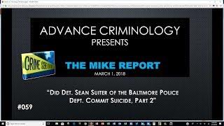 Did Detective Suiter Commit Suicide? Part 2.