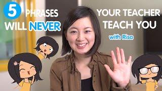 Learn the 5 Japanese Phrases your teacher will never tell you!