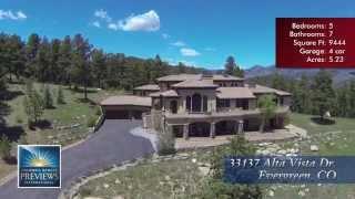 33137 Alta Vista Drive, Evergreen, Colorado, Luxury Estate for Sale