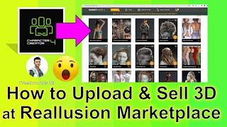 CC4 Model - How to upload & Sell at Reallusion Marketplace? Character Creator 4 Tutorial