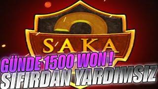 GÜNDE 1500 WON ! SIFIRDAN HESAP/WON KASMA | SAKA2 65/250