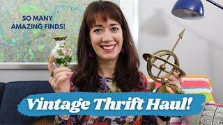 THRIFTING FOR RESALE ON ETSY | Vintage Home Decor Haul