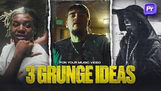 3 GRUNGE Effect Ideas for Music Videos! (Premiere Pro)