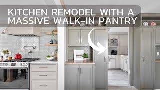 THIS WALK-IN PANTRY IS BASICALLY A PREP KITCHEN | Remodeling a Team Member's Kitchen| Kadilak Homes