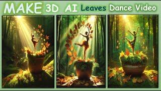 Leaves Ai Dance Video Editing | Leaf dance video kaise banaye ai se #aivideotool #viral #ai