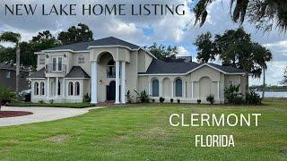 MINNEOLA SHORES LAKE FRONT HOME FOR SALE / CLERMONT / 4,855 SQFT/ 5 BEDROOMS/ 3.5 BATH/ POOL HOME