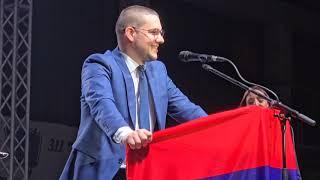 Trebinje će u nedelju glasati za promjene - Đorđe Vučinić na centralnoj tribini u Trebinju