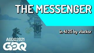 The Messenger by vlacksr in 41:25 - Awesome Games Done Quick 2021 Online