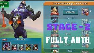 Lords mobile - Vengeful centaur challenge stage 2 || fully auto