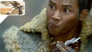 Monster Hunter - Funny chocolate scene | Tony jaa mila Jovovich