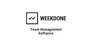 Weekdone Team Management Software