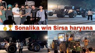 Sonalika ne sabko hra ke first position bnayi // Kaluana Sirsa haryana me tractor tochan mela