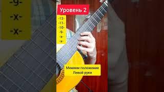 Упражнения для быстрой смены аккордов #гитара #урокигитары