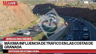 Multitud de vehículos en las carreteras de Granada en la Operación Especial de Tráfico