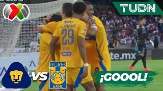 ¡Una barbaridad el golazo de Gorriarán! | Pumas 1-2 Tigres | Liga Mx -AP2024 - J6 | TUDN