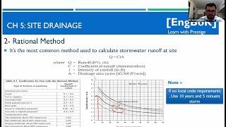 CPD Course # storm water design جزأ من محاضرة