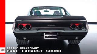 Pure Exhaust Sound Of Hellephant 426 Supercharged Mopar Crate HEMI Engine