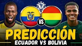 ECUADOR vs BOLIVIA • Eliminatorias Sudamericanas Mundial 2026 • Predicción y Pronóstico (2024)