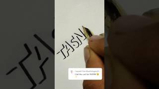 Tasnim|Comment your name for 3d lettering|#shorts #youtubeshorts #viral #art #3d #shortvideo