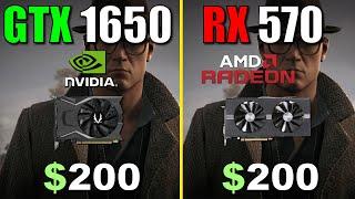 GTX 1650 vs. RX 570 | in 2021