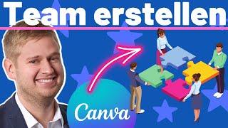 Canva Team erstellen Tutorial - Canva im Team nutzen