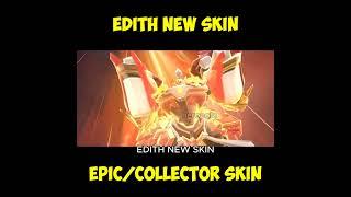 Edith New Skin Epic/Collector - Mobile Legends #shorts