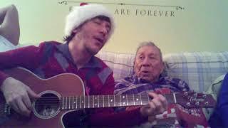 JR Dahman sings Silent night with grandpa