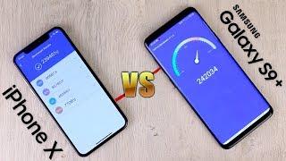 Samsung Galaxy S9+ ОФИЦИАЛЬНЫЙ АПДЕЙТ One UI Android 9 vs iPhone X iOS 12.1.2 - ТЕСТ СКОРОСТИ!