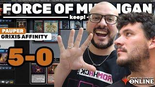 5-0 Grixis Affinity | MTG Pauper League | Non fatemi arrabbiare a Gabriele!