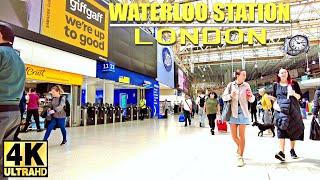 WATERLOO STATION walking tour | London walk [ 4K ]