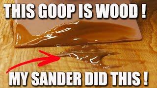 Cover wood with this goop for easier sanding.