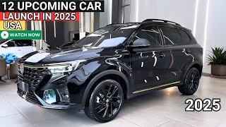 12 NEW CARS LAUNCH IN USA 2025 | UPCOMING CAR LAUNCH IN USA 2025