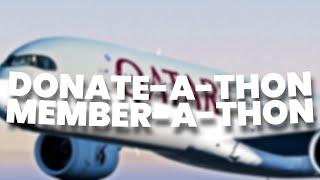 [ROBLOX] 2025 NEW YEARS DAY MEMBER / DONATE-A-THON - AIRLINE REVIEWS & RANDOM GAMES | !donate