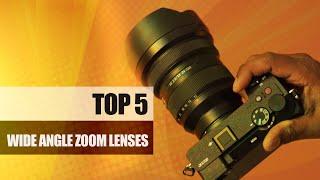 Top 5 Wide-Angle Zoom Lenses from Sony